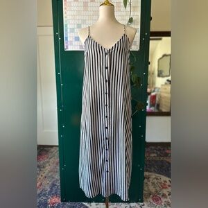 NWT Motel pinstripe Midi slip dress